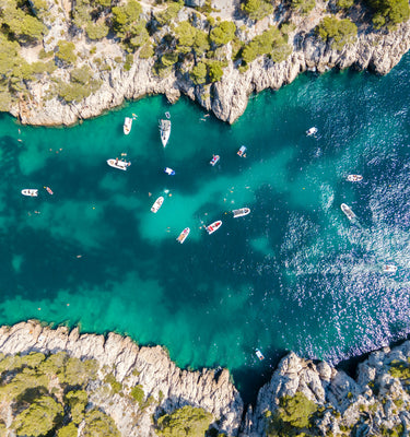 aerial photo of Marseille, France